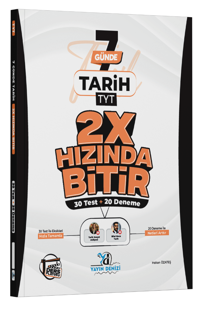 YDENİZİ TYT 2X HIZINDA BİTİR TARİH - 2026